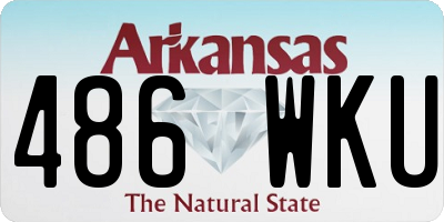 AR license plate 486WKU