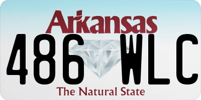 AR license plate 486WLC