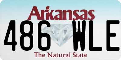 AR license plate 486WLE