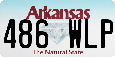 AR license plate 486WLP