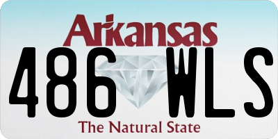 AR license plate 486WLS