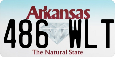 AR license plate 486WLT