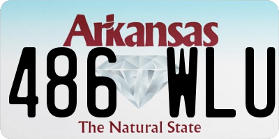 AR license plate 486WLU