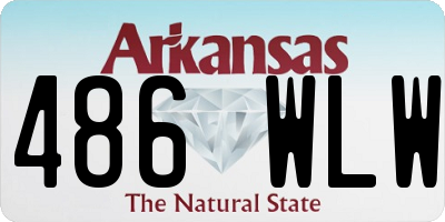 AR license plate 486WLW