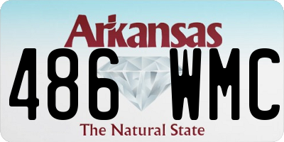 AR license plate 486WMC