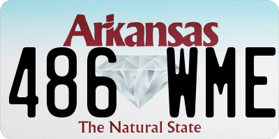 AR license plate 486WME