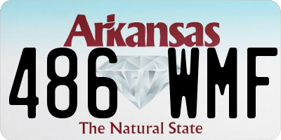 AR license plate 486WMF