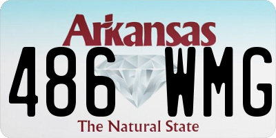 AR license plate 486WMG
