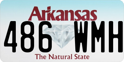 AR license plate 486WMH