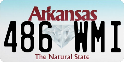 AR license plate 486WMI