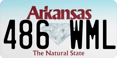 AR license plate 486WML