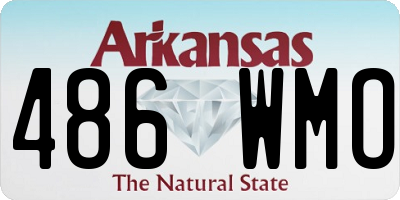 AR license plate 486WMO