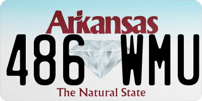 AR license plate 486WMU