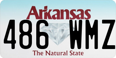 AR license plate 486WMZ