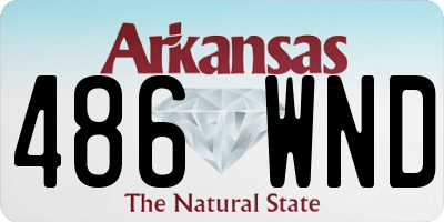 AR license plate 486WND