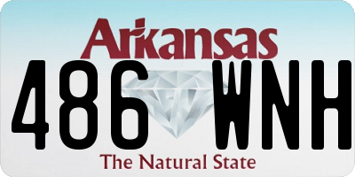 AR license plate 486WNH