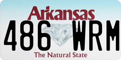 AR license plate 486WRM