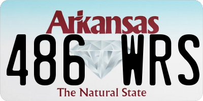 AR license plate 486WRS