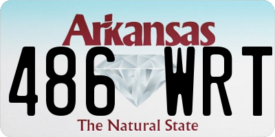 AR license plate 486WRT