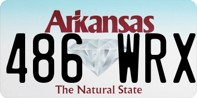 AR license plate 486WRX