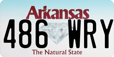 AR license plate 486WRY