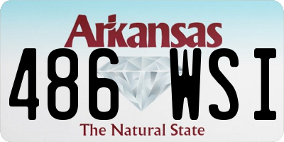 AR license plate 486WSI