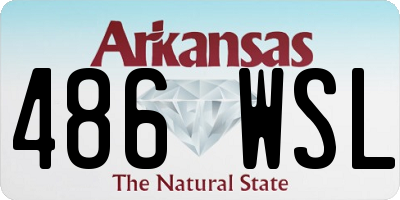 AR license plate 486WSL