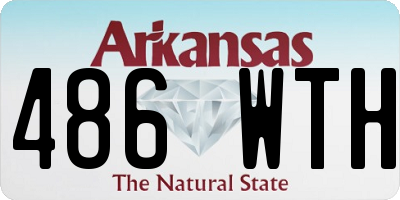 AR license plate 486WTH