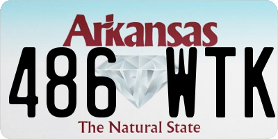 AR license plate 486WTK