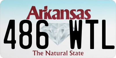 AR license plate 486WTL