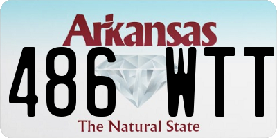 AR license plate 486WTT
