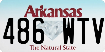 AR license plate 486WTV