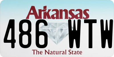 AR license plate 486WTW
