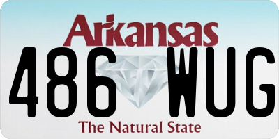 AR license plate 486WUG