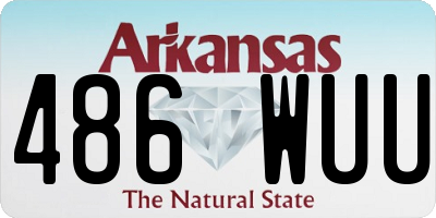 AR license plate 486WUU