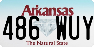 AR license plate 486WUY