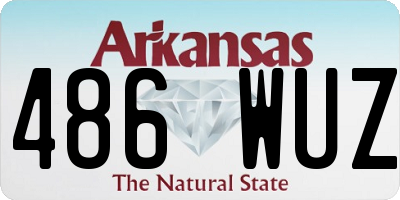 AR license plate 486WUZ