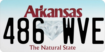 AR license plate 486WVE