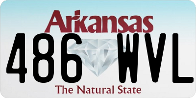 AR license plate 486WVL