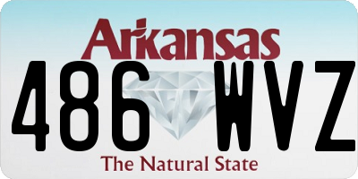AR license plate 486WVZ