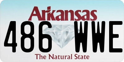 AR license plate 486WWE