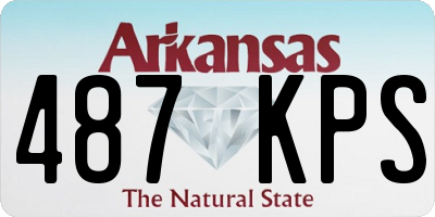 AR license plate 487KPS