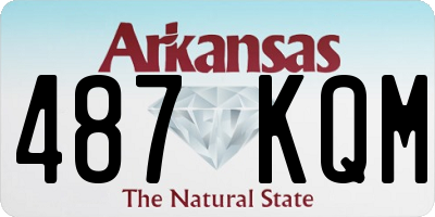 AR license plate 487KQM