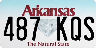 AR license plate 487KQS
