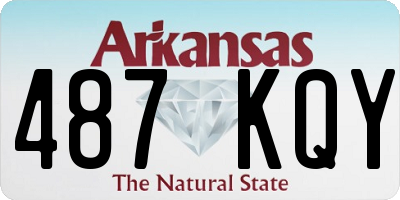 AR license plate 487KQY