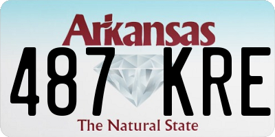 AR license plate 487KRE