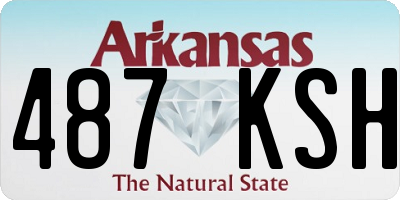 AR license plate 487KSH