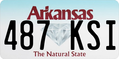 AR license plate 487KSI