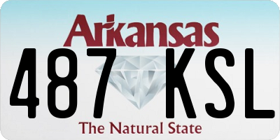 AR license plate 487KSL