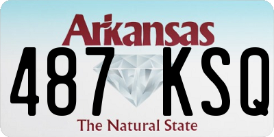AR license plate 487KSQ